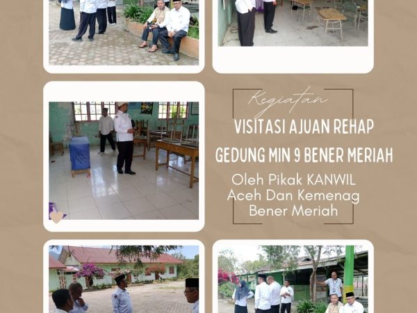 Tim Kanwil Kemenag Aceh dan Kemenag Bener Meriah Tinjau Kondisi Bangunan MIN 9 Bener MeriahPELAKSANAAN VISITASI KELAYAKAN BANGUNAN